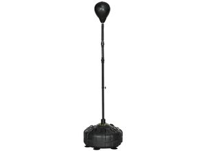 4255633547125 - Sportnow - Punchingball Boxständer höhenverstellbar 145-180 cm befüllbare Basis Schwarz - Schwarz