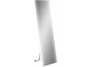 4255633550316 - Ganzkörperspiegel 150 x 50 x 29 cm Wandspiegel Standspiegel mit LED-Leuchte Touch-Schlater Ankleidespiegel mit 3 Lichtfarben für Wohnzimmer