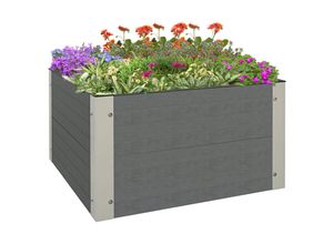 4255633560193 - Gartenbeet mit verstärkten Ecken grau 60L x 60B x 30H cm