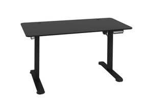 4255633567413 - Höhenverstellbarer Schreibtisch 140 x 70 cm Elektrisch Computertisch mit 4 Memory-Voreinstellungen Ergonomisch Steh-Sitz Tisch mit Haken