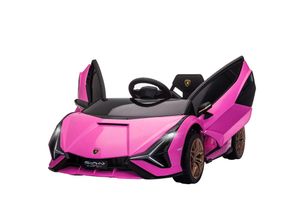 4255633572288 - Homcom - Kinderfahrzeug 12V 2 Fahrmodi Lamborghini sian SUV-Auto-Spielzeug Elektroauto mit Fernbedienung Musik(MP3 USB) Licht 37-60 Monate Metall