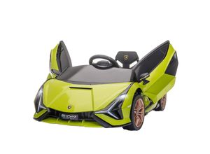 4255633572301 - Homcom - Kinderfahrzeug 12V 2 Fahrmodi Lamborghini sian SUV-Auto-Spielzeug Elektroauto mit Fernbedienung Musik(MP3 USB) Licht 37-60 Monate Metall