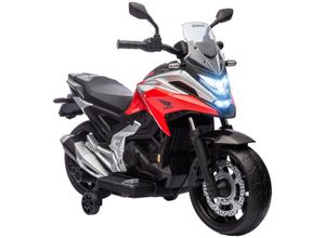 4255633573759 - Kinder Elektro-Motorrad 12V Kindermotorrad mit MP3 usb LED-Scheinwerfer Kinderfahrzeug mit Frühpädagogischen Funktionen Trainingsrädern 3km h