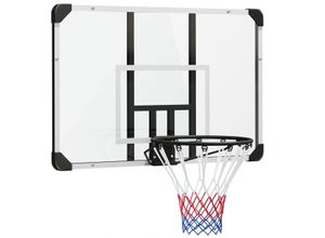 4255633577689 - SPORTNOW Basketballkorb Basketballbrett mit Korb Wandmontage für Outdoor Stahl