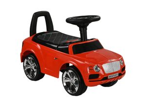 4255633580108 - Aiyaplay - Bentley Bentayga Rutschauto Rutscherfahrzeug mit Hupe und Musik Kinderfahrzeug Kinderauto mit Kippschutz für Kinder 15-3 Jahre Rot 67