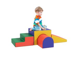 4255633584458 - Bausteinset 4er-Set Schaumstoff Bausteine für 1-3 Jahre alt Kinder