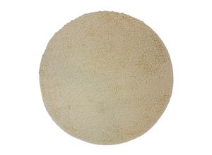 4255636641936 - NYVI Badematte NYVISpa Lasalle - Badezimmerteppich - Rutschfest Saugfähig Schnell Trocknend Fußbodenheizung geeignet Waschbar Weich FarbeBeige GrößeBadematte Ø 60 cm