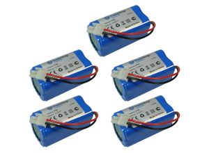 4255644407586 - 5x Trade-Shop Li-Ion Staubsauger-Akku 148V   2600mAh Ersatz für Ecovacs 4ICR19 65 BL7402A INR18650-M26-4S1P iLife PX-B020 Zaco 501929