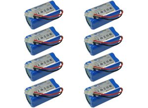 4255644407647 - Trade-shop - 8x Li-Ion Staubsauger-Akku 148V   2600mAh Ersatz für Ecovacs 4ICR19 65 BL7402A INR18650-M26-4S1P iLife PX-B020 Zaco 501929