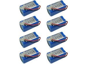 4255644409955 - Trade-shop - 8x Li-Ion Staubsauger-Akku 148V   2200mAh Ersatz für Ecovacs 4ICR19 65 BL7402A INR18650-M26-4S1P iLife PX-B020 Zaco 501929