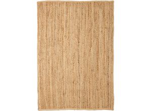 4255663155406 - Teppich ANDAS Bjarka Teppiche Gr B L 140 cm x 200 cm 10 mm 1 St beige (natur) Esszimmerteppiche meliert 100% Jute handgewebt auch als Läufer & in rund erhältlich