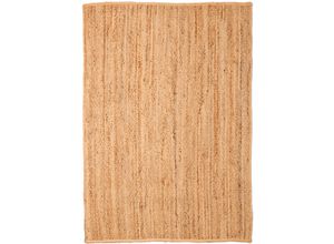 4255663155413 - Teppich ANDAS Bjarka Teppiche Gr B L 200 cm x 250 cm 10 mm 1 St beige (natur) Esszimmerteppiche meliert 100% Jute handgewebt auch als Läufer & in rund erhältlich