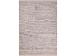 4255663155505 - Wollteppich ANDAS Odenne Teppiche Gr B L 200 cm x 290 cm 10 mm 1 St beige (creme grau) Esszimmerteppiche Uni Farben meliert Wolle handgewebt Wohnzimmer