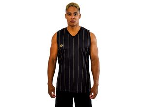 4255664207128 - Sport Shirt Pinstripes Ärmeloses Tank Top