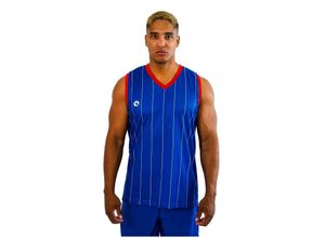 4255664207173 - Sport Shirt Pinstripes Ärmeloses Tank Top