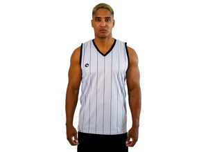 4255664207241 - Sport Shirt Pinstripes Ärmeloses Tank Top