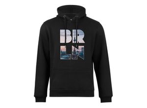 4255664212986 - Cotton Prime® Hoodie Skyline Berlin - Weltenbummler Kollektion