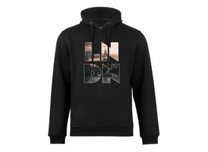 4255664213440 - Cotton Prime® Hoodie Skyline London - Weltenbummler Kollektion