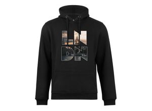 4255664213464 - Cotton Prime® Hoodie Skyline London - Weltenbummler Kollektion