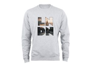 4255664214980 - Cotton Prime® Sweatshirt Skyline London - Weltenbummler Kollektion