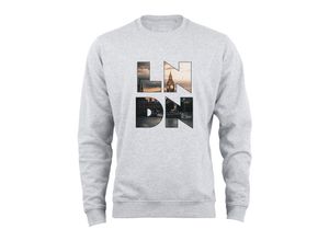 4255664215000 - Cotton Prime® Sweatshirt Skyline London - Weltenbummler Kollektion