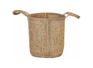 4255664805195 - Beliani - Korb Natürlich Jute mit Griffen - Beige