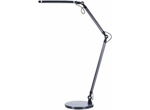 4255664817228 - Led Schreibtischlampe Schwarz Aluminium 80 cm Hoch Verstellbar Modernes Design Minimalistisch für Büro Home Office Arbeitszimmer Schreibtisch