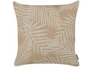 4255664847294 - Beliani - Streukissen Beige Jute 45 x 45 cm Natur Bohostil Deko Zubehör