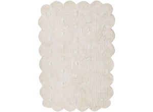 4255664864024 - Baumwollteppich 140 x 200 cm Beige sareki