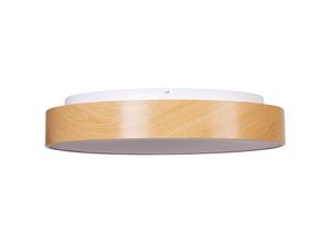 4255664875518 - Beliani - Deckenleuchte Gold Ringform Stahl und Kunststoff mit Integriertem LED-Licht Runde Form Moderne Beleuchtung