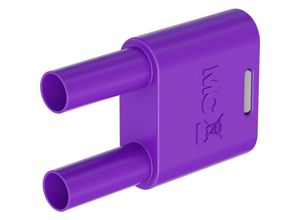 4255674608335 - SKS2-4N-19 Verbindungsstecker Violett Stift-Ø 4 mm Stiftabstand 19 mm 1 St - Stäubli