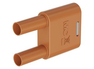 4255674608373 - SKS2-4N-19 Verbindungsstecker Orange Stift-Ø 4 mm Stiftabstand 19 mm 1 St - Stäubli