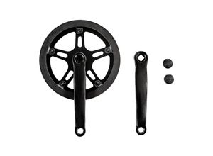 4255676600115 - Z801 Kurbel 44 Zähne 170 mm 1-fach Vierkant Kurbelgarnitur Fahrradkurbel Kettenradgarnitur MTB E-Bike Mountainbike