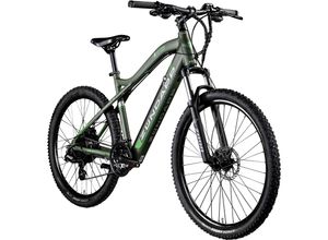 4255676603277 - Z898 E-Bike E Mountainbike 275 Zoll Pedelec 170 - 190 cm Hardtail MTB 24 Gang grün