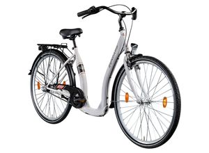 4255676604403 - C700 Damenfahrrad 28 Zoll Cityrad 3 Gang retro Fahrrad 155 - 175 cm weiß