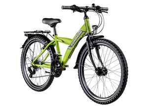 4255676604526 - M724 24 Zoll Fahrrad 130 - 145 cm MTB Jugendrad Kinderfahrrad grün