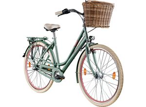 4255676604687 - C800 Damenfahrrad 28 Zoll mit Nabenschaltung 3 Gang retro Citybike 155 - 175 cm khaki