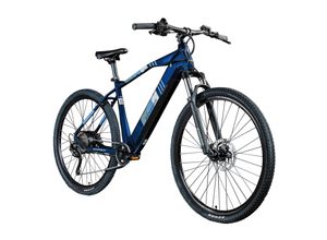 4255676606445 - Z808 E Bike für Damen und Herren ab 160 cm Mountainbike 29 Zoll E MTB Hardtail dunkelblau