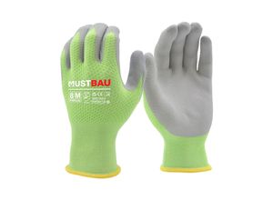 4255681400588 - Mustbau Arbeitshandschuhe 12 PackGartenhandschuhe Montagehandschuhe Wiederverwendbar GrößeS