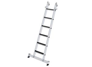 4255681526639 - Stufen-Glasreinigerleiter Unterteil nivello-Traverse & clip-step R13 6 Stufen - Munk Günzburger Steigtechnik