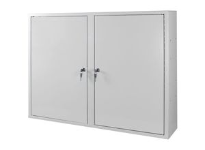 4255681536805 - Proregal-betriebsausstattung Zum Fairen Preis - Werkzeugwandschrank mit 2 Türen + 3 Fachboden HxBxT 75x100x20cm Lichtgrau - Hellgrau