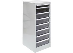 4255681537079 - Proregal-betriebsausstattung Zum Fairen Preis - Schubladencontainer Kobra mit 8 Schubladen HxBxT 74x28x34cm Lichtgrau