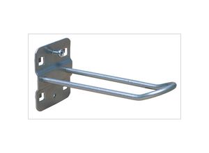 4255681540062 - Halter für Selbstbedienungs-Verpackungen für Lochplatte LxB 125x3cm Weissaluminium - Weißaluminium