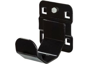 4255681540840 - Proregal-betriebsausstattung Zum Fairen Preis - Rohrhalter für Lochplatte LxØ 35x6cm Tiefschwarz