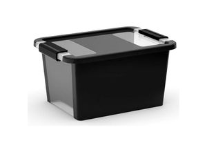 4255681557503 - SuperSparSet 5x Mehrzweck Aufbewahrungsbehälter STORAGE mit Deckel HxBxT 26x365x19cm 11 Liter Schwarz Behälter Box Aufbewahrungsbehälter