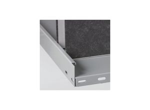 4255681562279 - Schulte Lagertechnik - Schulte Büro-Fachbodenregal MULTIplus85 Stecksystem mit Anschlagleiste Grundregal Fachlast 85kg HxBxT 230x75x30cm 7 Ebenen