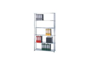 4255681563313 - Schulte Lagertechnik - Schulte Büro-Fachbodenregal MULTIplus85 Schraubsystem ohne Anschlagleiste Grundregal Fachlast 85kg HxBxT 200x75x30cm 6 Ebenen