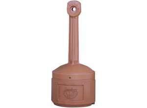 4255681574975 - Sicherheits-Standascher aus Kunststoff Original Smoker Cease Fire® 15 Liter Innenbehälter selbstlöschend HxB 98x42cm Terracotta - Justrite