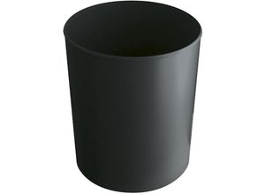 4255681580495 - Proregal-betriebsausstattung Zum Besten Preis - Runder feuerfester Papierkorb & Abfallsammler aus Kunststoff 20 Liter HxØ 34x283cm Schwarz - Schwarz