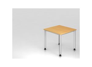 4255681583458 - Proregal-büromöbel Mit Top Leistungsdaten - Sitz-Steh-Schreibtisch Olavi Buche Breite 80cm Höhe 685-81cm stufenlos höhenverstellbar Rechteckform